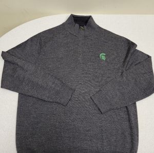 Men's Club Room Michigan State University  Merino Wool Blend Sweater